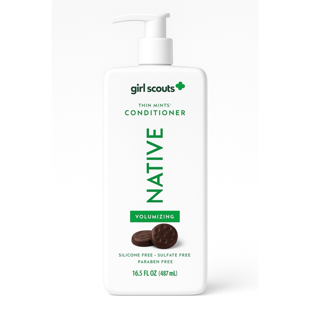 Native Girl Scouts Thin Mints Conditioner‎ 16.5oz Volumizing Limited Edition